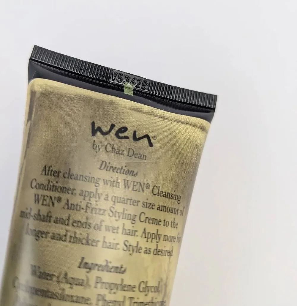 Wen by Chaz Dean Sweet almond mint anti frizz styling cream 4oz sealed